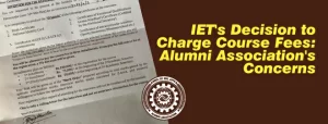 Charging course fee from students of NDES 2023 batch